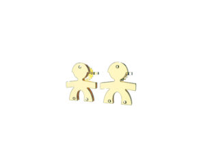 Minđuše od žutog zlata za sve mame dečaka