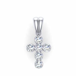 Diskretan krstić privezak