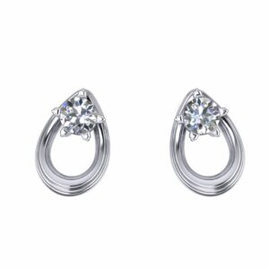 Minđuše na šraf u obliku kapljica