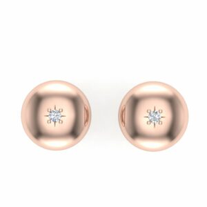 Okrugle minđuše sa brilijantima