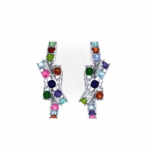 Elegantne minđuše sa dragim kamenjem