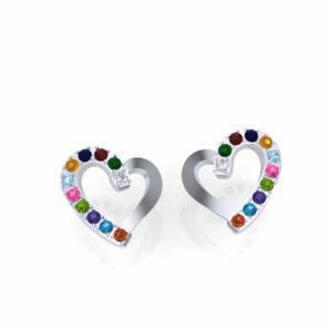 Minđuše Tutti Frutti srca