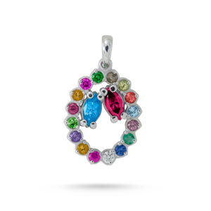 Elegantan Tutti Frutti privezak