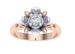 Unikatan prsten sa brilijantom