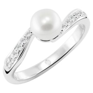 Prsten sa biserom i brilijantima Xmp0350