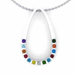 Elegantan Tutti Frutti privezak