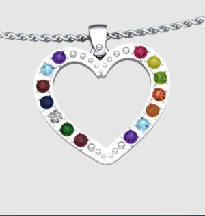 Privezak srce Tutti Frutti Xmv8464