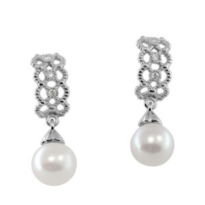 Upečaljive minđuše sa biserom