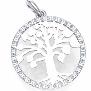 Privezak drvo sa brilijantima