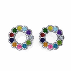 Minđuše krugovi Tutti Frutti