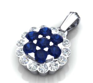 Privezak sa dragim kamenjem