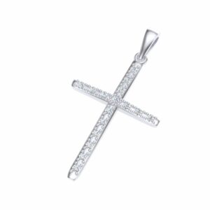 Privezak krst ukrašen brilijantima