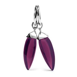 Minđuše sa ljubičastim kvarcem