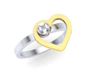 Prsten sa srcem Xmp0640