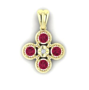 Privezak sa dragim kamenjem Xkv7091