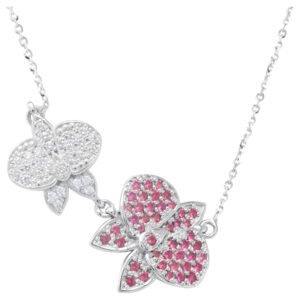 Privezak sa pink safirima