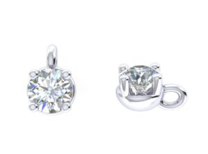 Klasičan dijamantski privezak E25v001