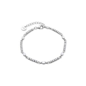 Srebrna narukvica sa cirkonima Bx3300