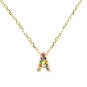 Ogrlica sa priveskom u obliku slova A