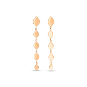 Viseće minđuše u roze zlatu